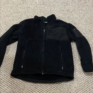 L.L. Bean Black Fleece Jacket - xl